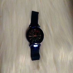 🆕 Indigo Blue Metal Watch